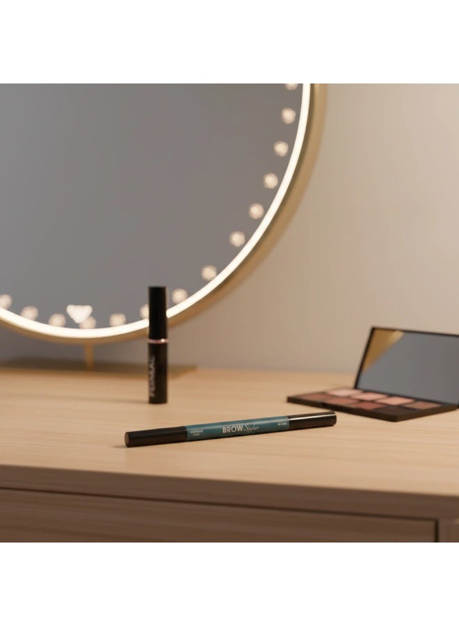 FEMMAC 2-in-1 Brow Styler – Waterproof Brow Pencil + Ink Stain Pen | Long-Lasting, Smudge-Resistant, Dual-Ended Eyebrow Definer for Natural Hair-Like Strokes - Image 3